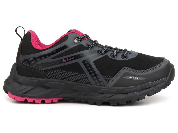 Trekkingi damskie niskie z Aqua Shell - LEE COOPER 22-01-1370L, czarne
