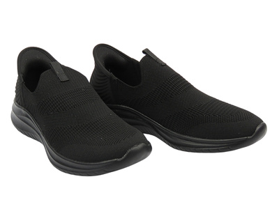 Komfortowe buty męskie sportowe czarne American Club  WT 237