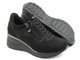 Sneakersy damskie na koturnie - INBLU IN001299, czarne