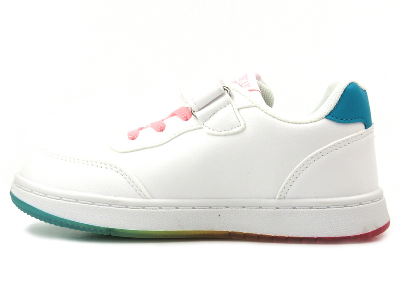 Sneakersy, trampki dziecięce sportowe - American Club XD71/23, białe