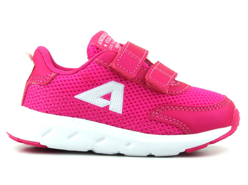 Sportowe buty, adidaski dziecięce - AMERICAN CLUB ES 127/23, różowe