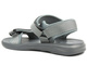 Sandały męskie sportowe na rzepy - Big Star HH174843, szare