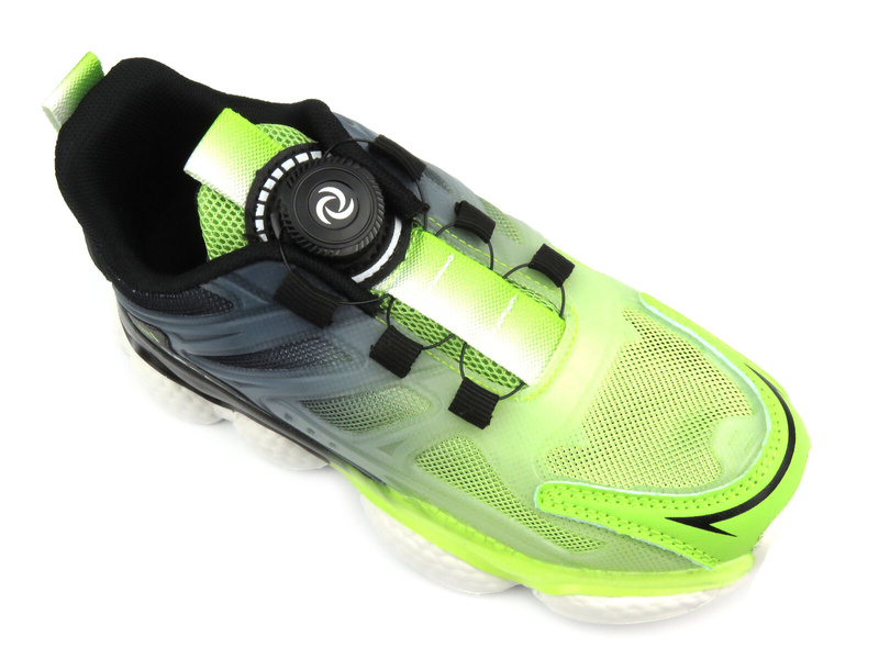 Buty dziecięce sportowe, adidasy - Befado 516Y282, zielono-czarne