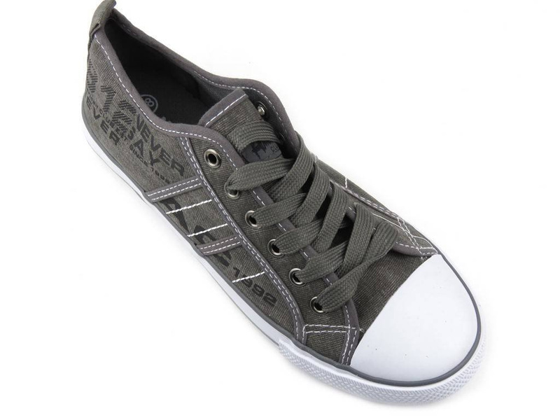 Trampki młodzieżowe AMERICAN CLUB LH 17/19, szare