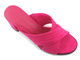 Klapki damskie na słupku - Marco Tozzi 27220, różowe