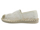 Wsuwane półbuty, espadryle damskie białe Potocki 25-103301