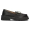 Skórzane półbuty, loafersy damskie  - Filippo DP4793/23, czarne
