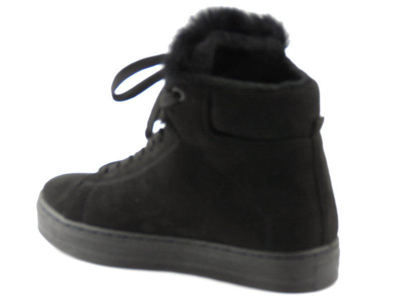 Botki damskie z ociepleniem N.E.W.S. 0074, czarne