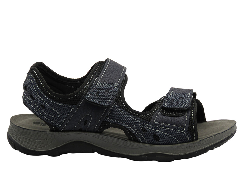 Wygodne sandały męskie klasyczne granatowe INBLU TO-01