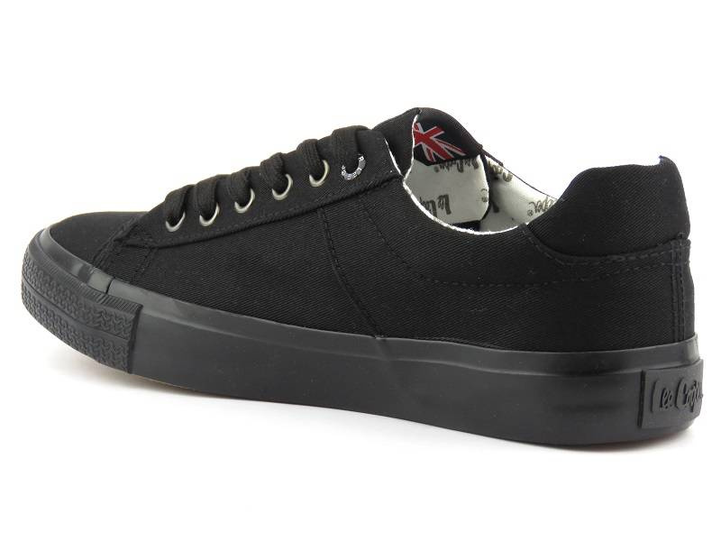 Trampki męskie przed kostkę - LEE COOPER LCW-22-31-0897M, czarne
