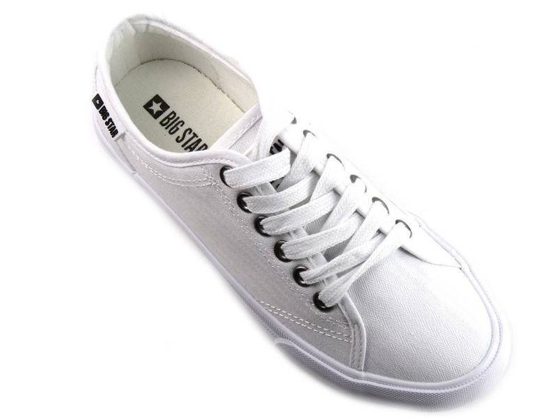 Trampki damskie, tenisówki Big Star W274835, białe
