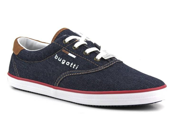 Buty męskie sportowe, trampki Bugatti 321-AFH01-6900, granatowe