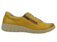 Wygodne półbuty damskie ze skóry naturalnej HELIOS Komfort 429, żółte