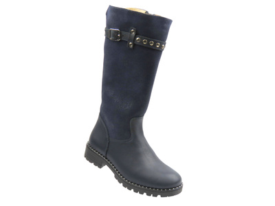 Kozaki dziewczęce REN BUT 32-4381, granat