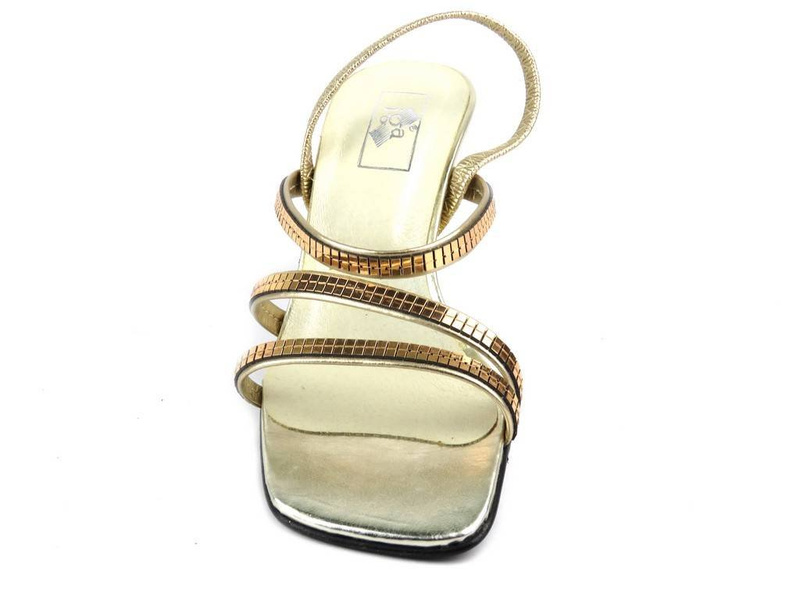 Sandały damskie na szpilce IGA 171, złote