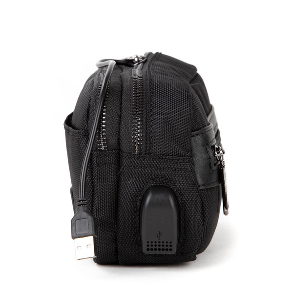 Torebka, saszetka męska - VALENTINO BY MARIO VALENTINO VBE7CN668, czarna