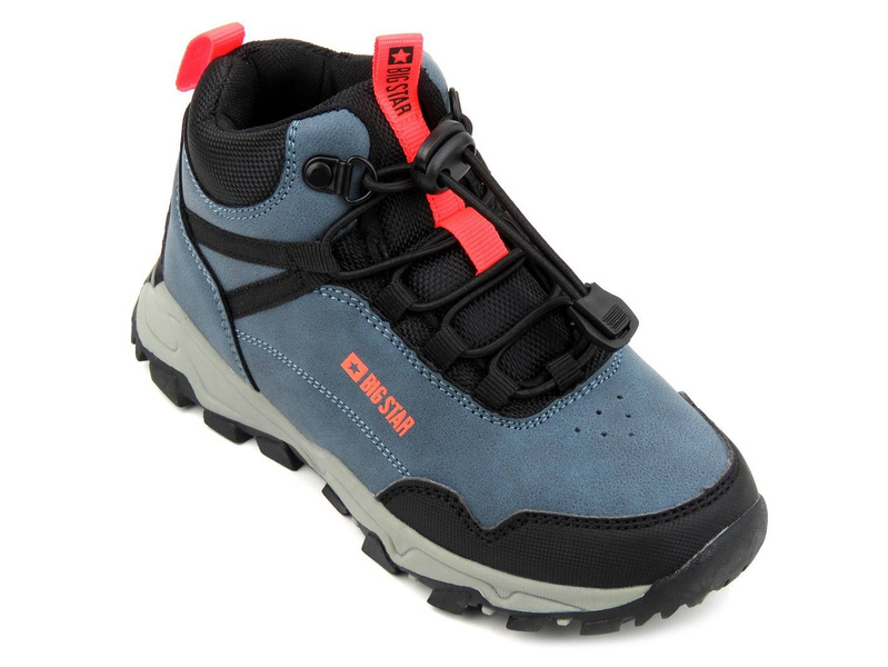 Wysokie trzewiki, sneakersy dziecięce - BIG STAR GG374048, granatowe