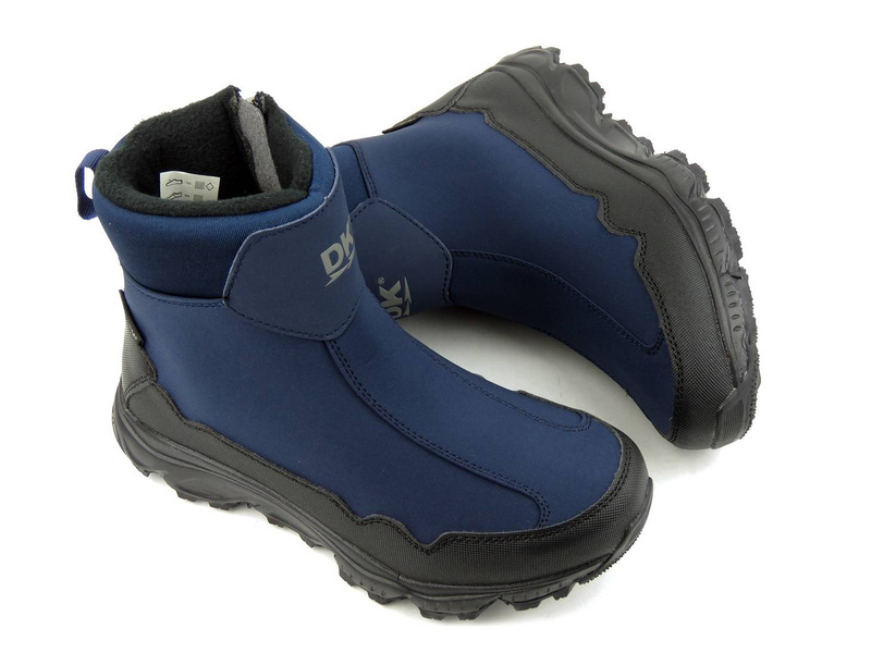 Śniegowce damskie DK TECH Soft Shell 2462, granatowe