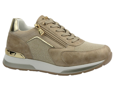 Sneakersy damskie beżowe INBLU IN-417