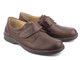 Skórzane półbuty męskie o podwyższonej tęgości G- HELIOS Komfort 806, brązowe