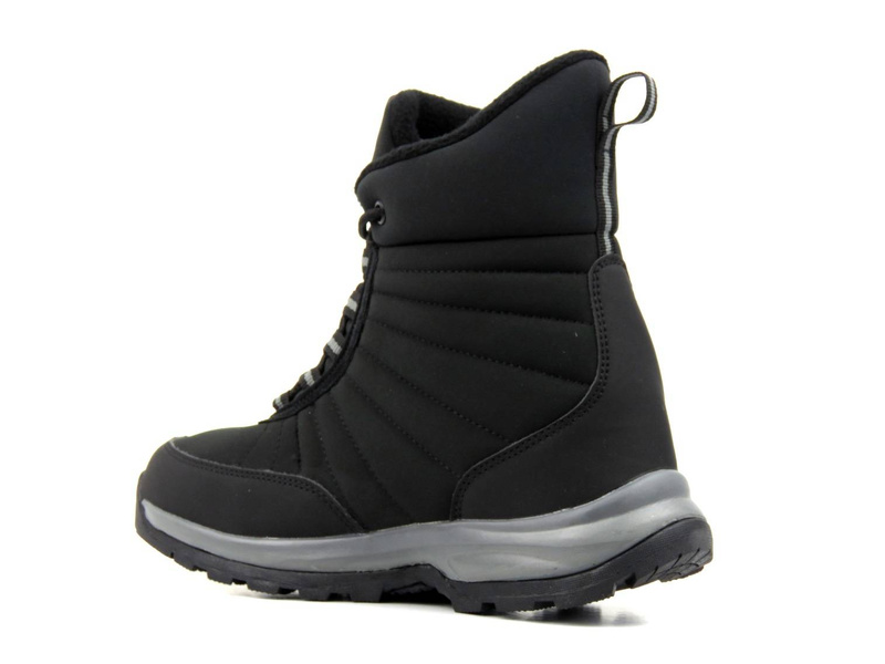 Ciepłe śniegowce damskie DK Soft Shell 1027, czarne