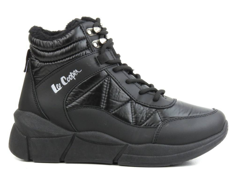 Trapery, śniegowce damskie sportowe - LEE COOPER LCJ-23-44-1984L, czarne
