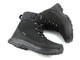 Śniegowce, buty zimowe damskie z materiałem Softshell - DK TECH 2104, czarno-szare