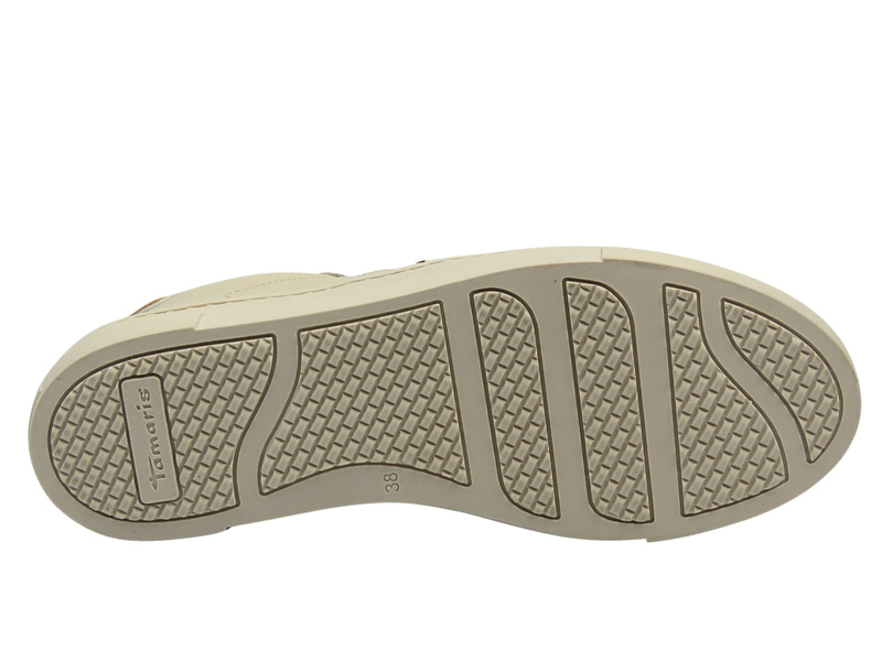 Sneakersy damskie - TAMARIS 1-23724-42, beżowe