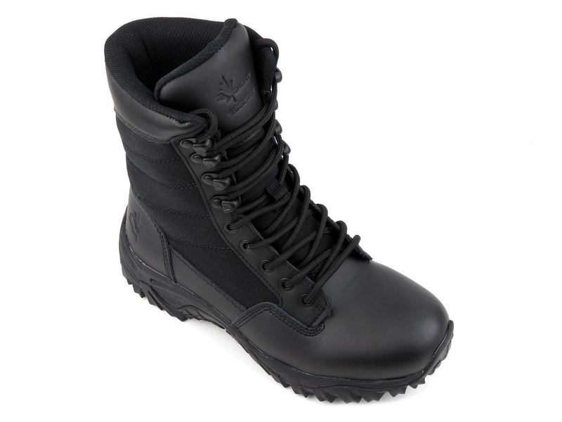 Wysokie trekkingi męskie z membraną WATERPROOF - VEMONT 9AT2024C, czarne