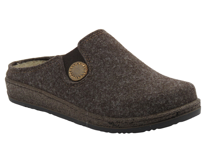 Wygodne kapcie damskie Befado 155D185, brązowe