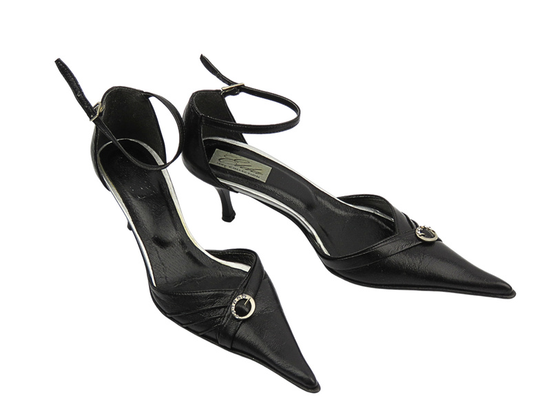 Czółenka damskie na szpilce czarne Vigo 167