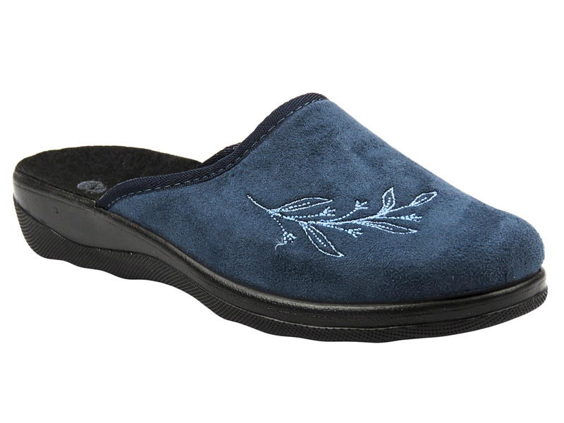 Wygodne kapcie damskie INBLU CA-1D, granatowe