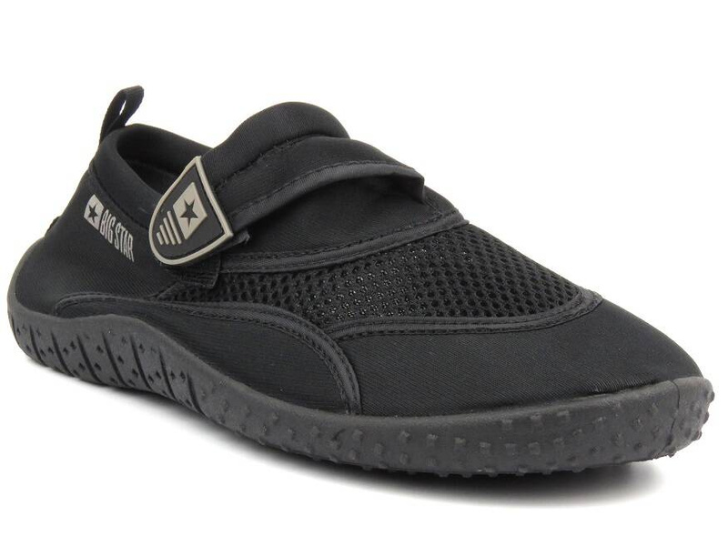 Buty męskie do wody, do pływania / na jeżowce, kamienie - Big Star NN174754, czarne