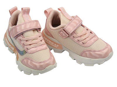 Buty dziecięce sportowe różowe American Club RL 78/22
