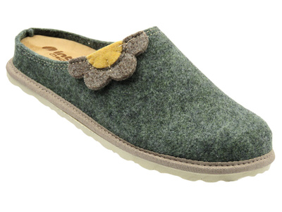 Wygodne kapcie damskie INBLU CS-43, zielone