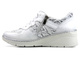 Sneakersy damskie z suwakiem i sznurowaniem - Helios Komfort 347, srebrne 2
