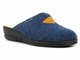 Filcowe kapcie damskie z wełną - Befado dr Orto 937D636, granatowe