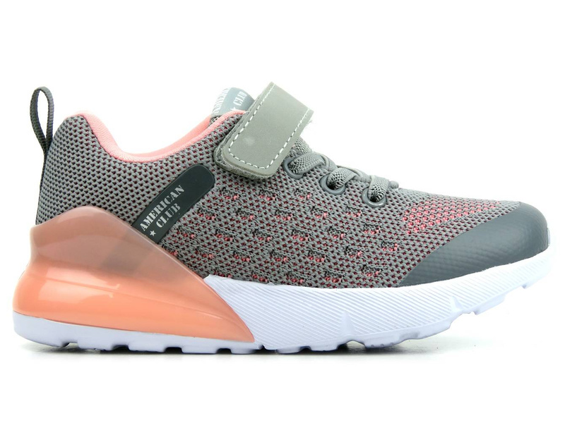 Buty sportowe dziecięce, adidasy American Club RL 11-12/22, szare