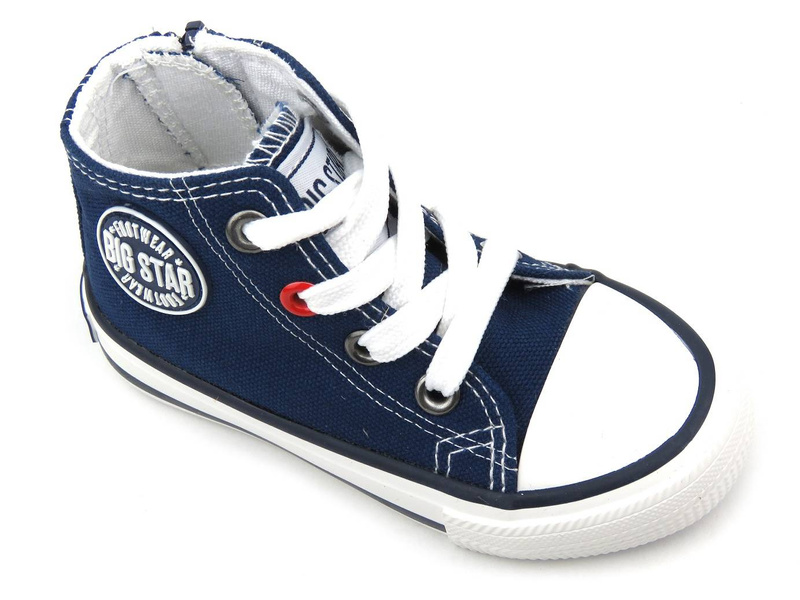Trampki dziecięce za kostkę - BIG STAR HH374085, granatowe