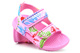 Piankowe sandały dziecięce na rzepy - American Club NH 85/23 NH 86/23, różowe