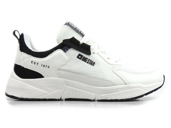 Sneakersy męskie, buty sportowe Big Star JJ174398, białe