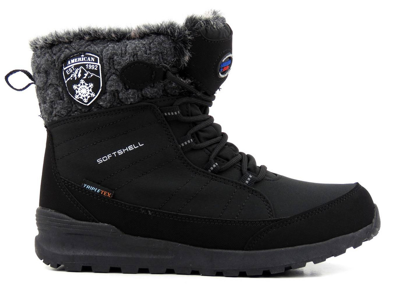 Śniegowce damskie za kostkę - AMERICAN CLUB SN25, Softshell i Tripletex