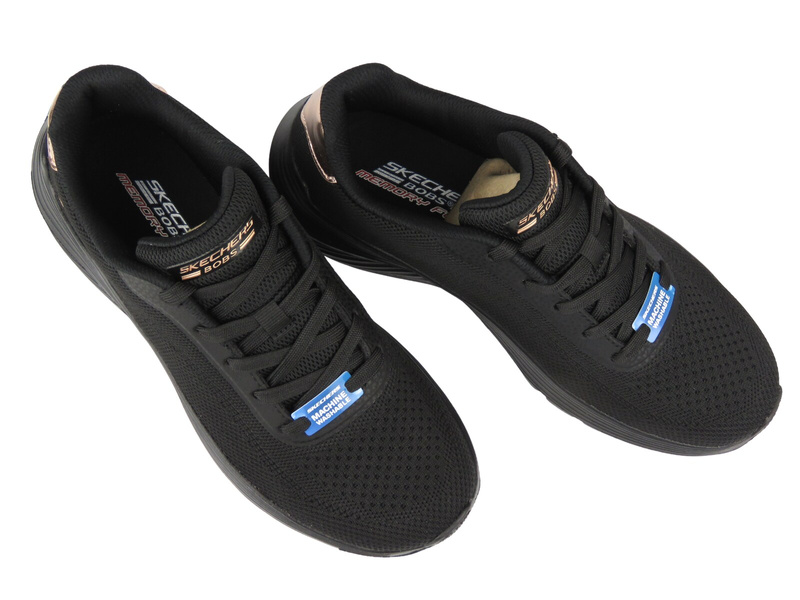 Sportowe buty damskie Skechers 117679 w kolorze czarnym