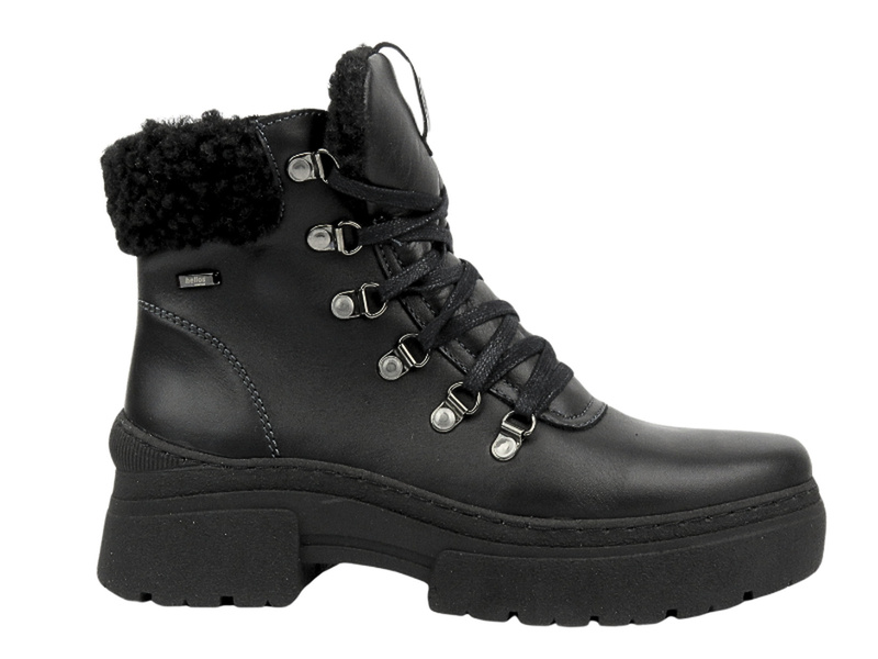 Wygodne trapery damskie Helios Komfort 583, czarne