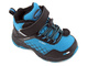 Śniegowce, buty zimowe dziecięce SoftShell - AMERICAN CLUB HL 36/21, czarno-niebieskie