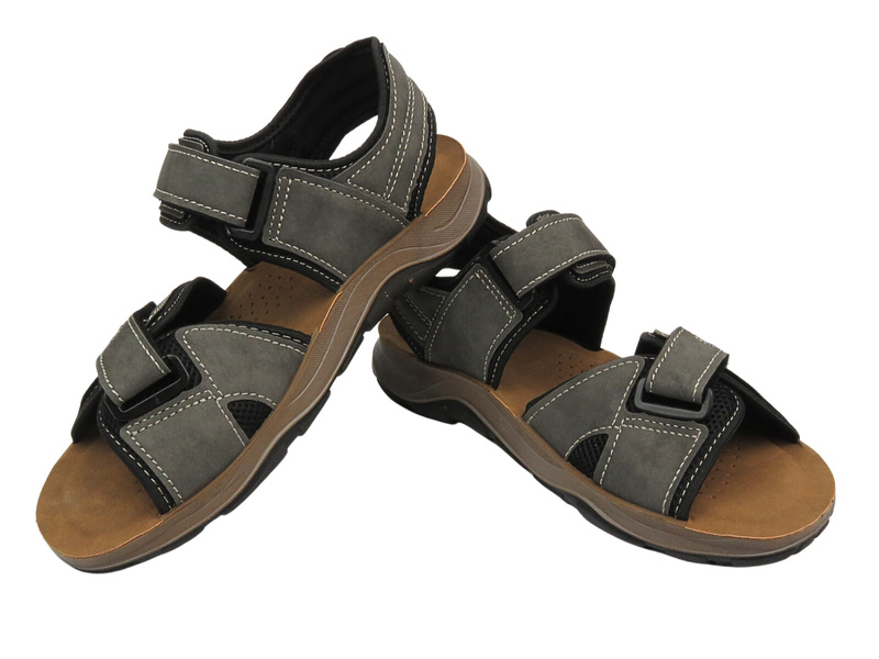 Sandały męskie Memphis 1532-003, szare