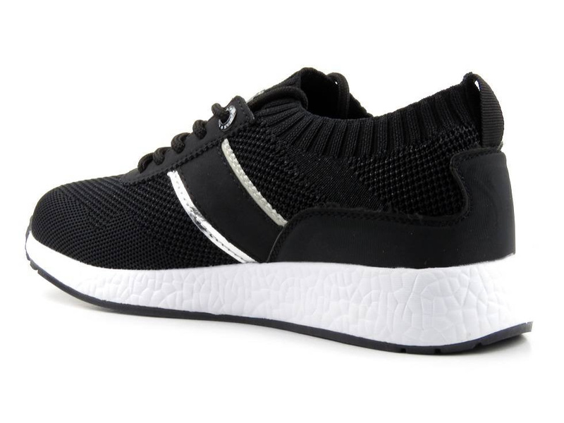 Buty sportowe damskie z Memory Foam - Big Star HH274347, czarne