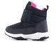 Śniegowce, buty zimowe dziecięce - WOJTYŁKO AXIM 21042, granatowe