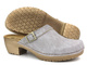 Klapki damskie, chodaki na obcasie - INBLU BL-04, szare