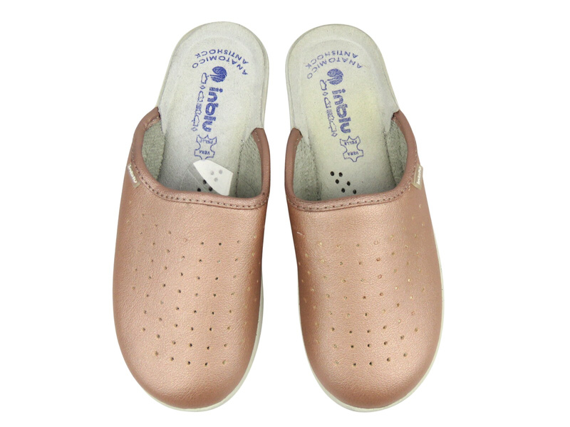 Wygodne klapki damskie Inblu 50-33N, różowe